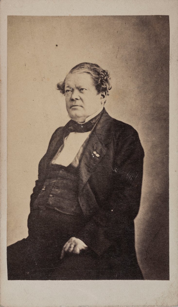 Portret kompozytora Auguste-Mathieu Panserona 1796-1859, ok. 1855. autorstwa Unbekannt