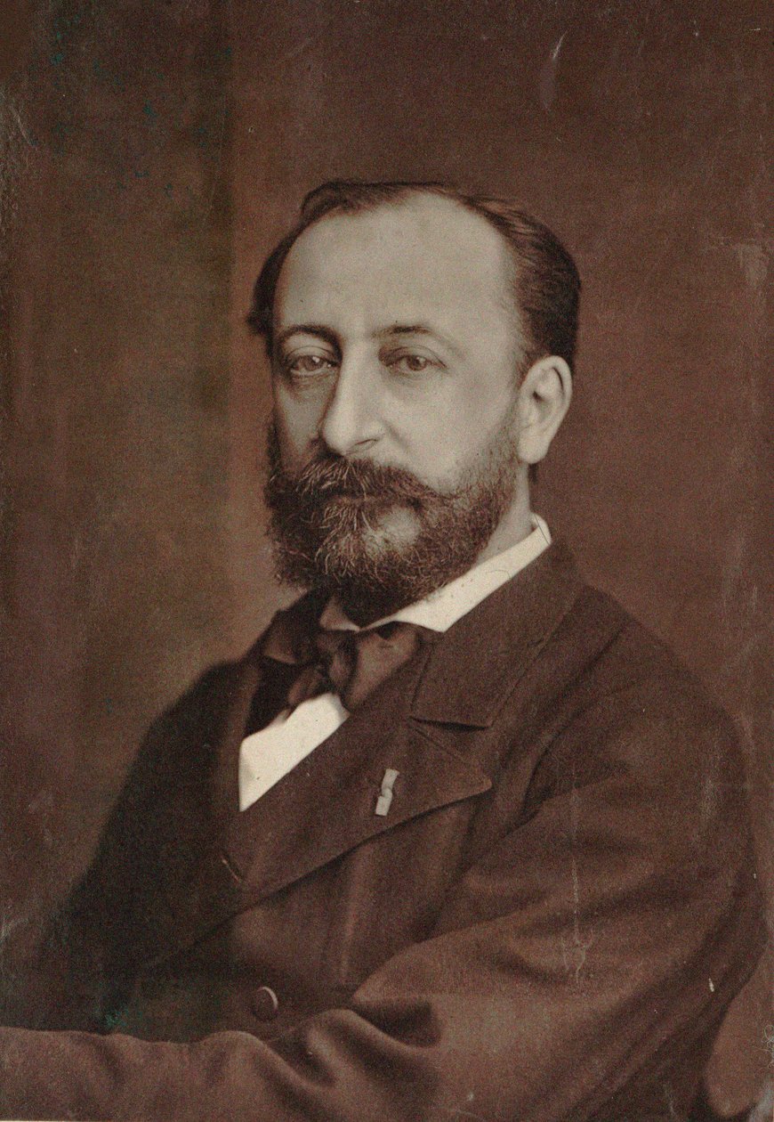 Portret kompozytora Camille Saint-Saëns 1835-1921, 1880. autorstwa Unbekannt