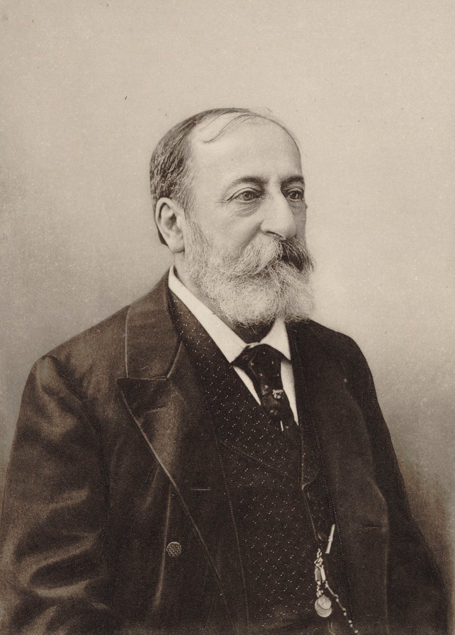 Portret kompozytora Camille Saint-Saëns 1835-1921, 1900. autorstwa Unbekannt