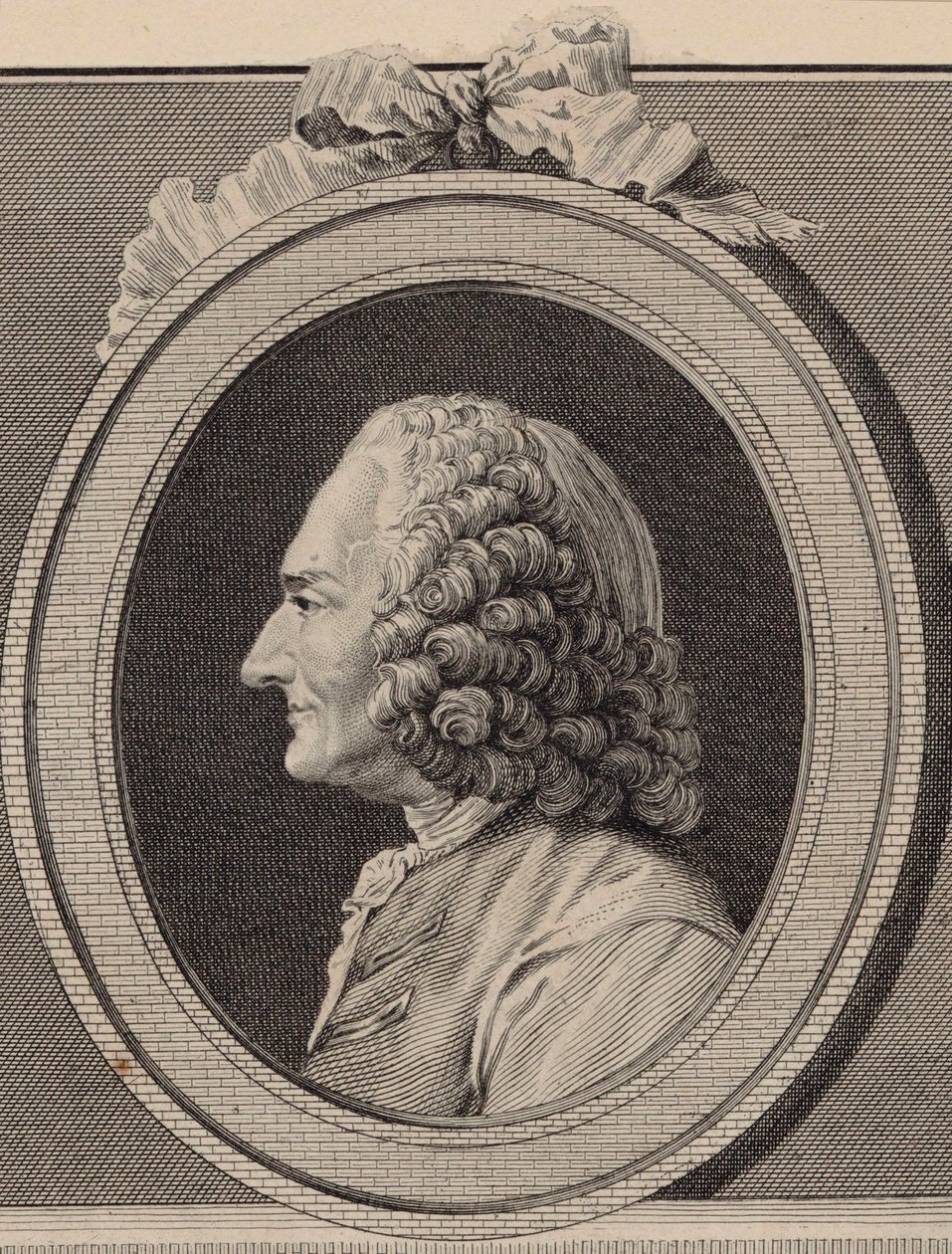 Portret kompozytora Jean-Philippe Rameau 1683-1764. autorstwa Unbekannt