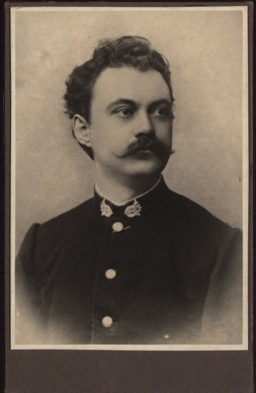 Portret kompozytora Karela Sebora Schebora 1843-1903 , ok. 1930 r. 1870. autorstwa Unbekannt