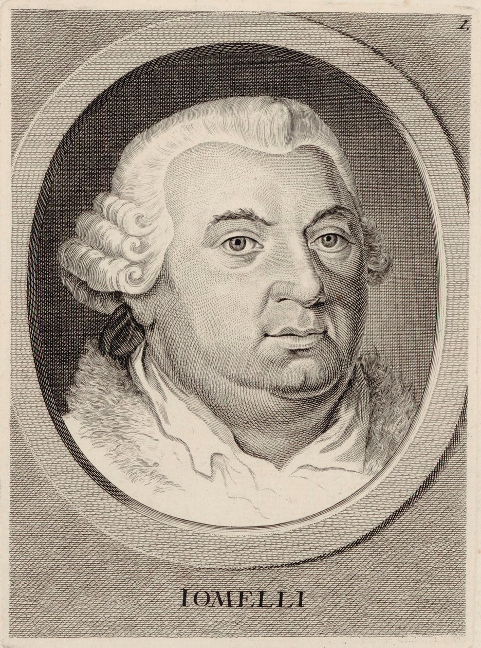 Portret kompozytora Niccolò Jommelli 1714-1774. autorstwa Unbekannt