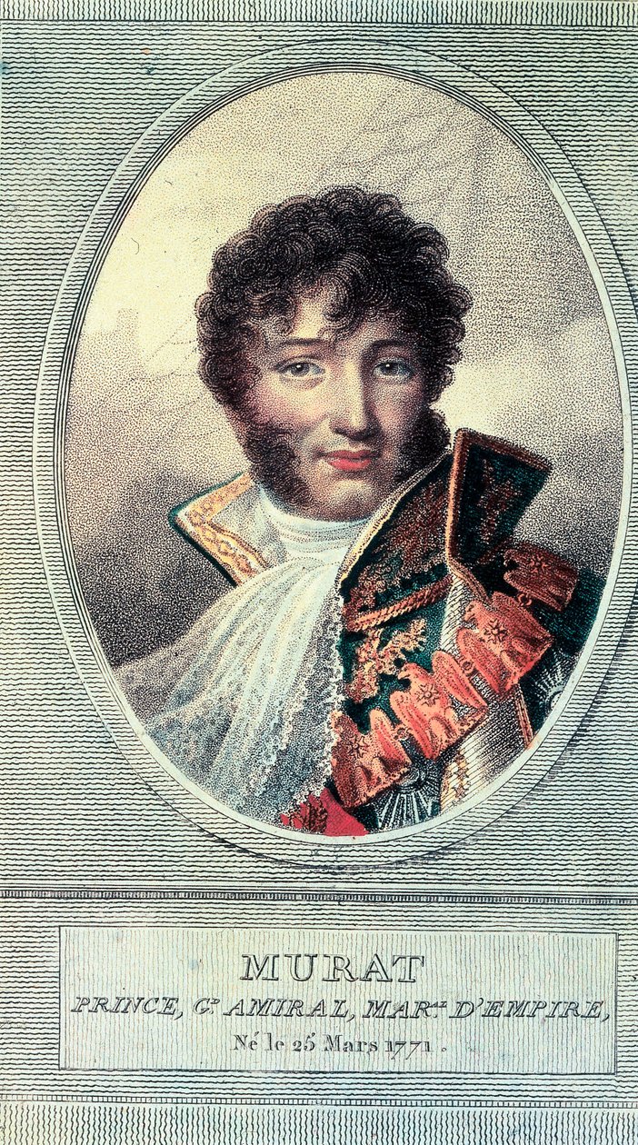 Portret króla Neapolu Joachima Murata, francuskiego wojskowego i politycznego (1767-1815). autorstwa Unbekannt