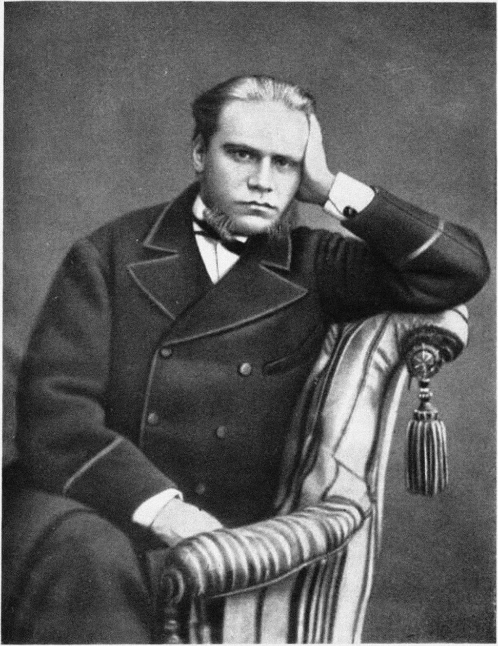Portret prawnika i autora Anatolij Fiodorowicz Koni 1844-1927, lata 70. XIX wieku autorstwa Unbekannt