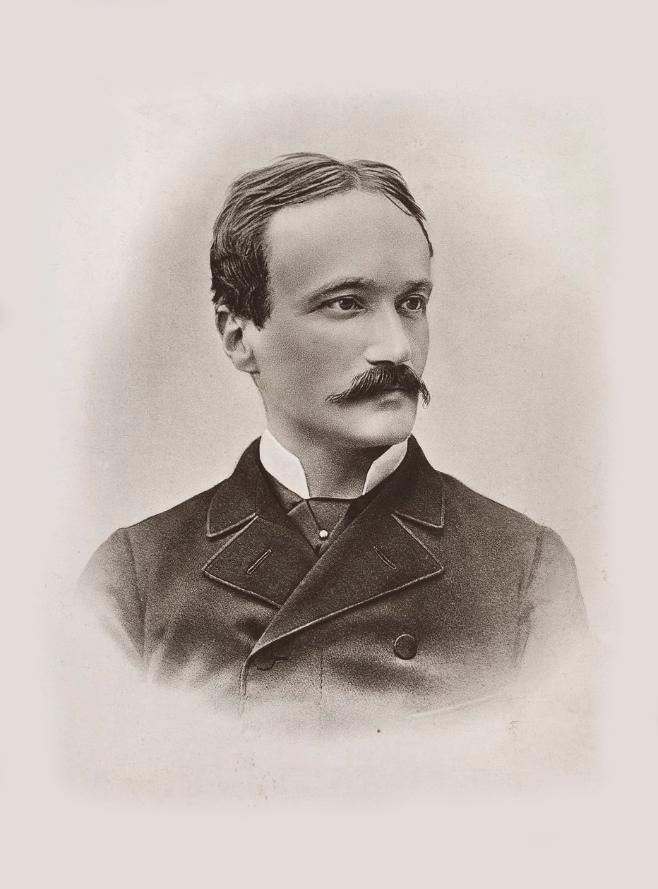 Portret librecisty i kompozytora Arrigo Boito 1842-1918, 1884. autorstwa Unbekannt