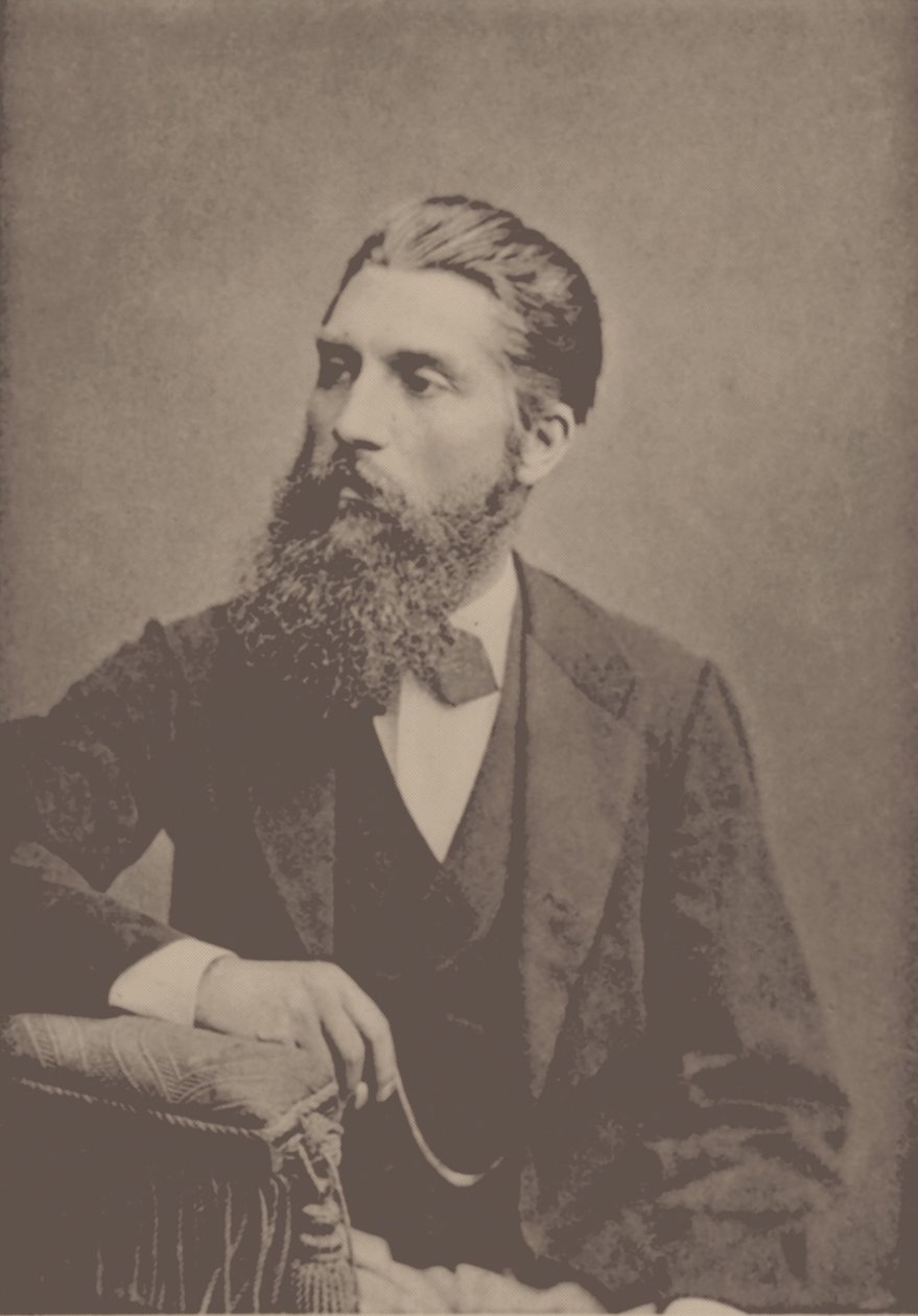 Portret pianisty i kompozytora Adolfa Jensena 1837-1879. autorstwa Unbekannt