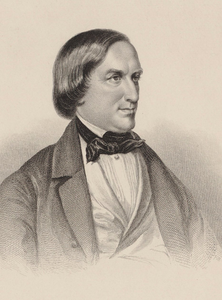 Portret pianisty i kompozytora Karla Augusta Krebsa 1804-1880. autorstwa Unbekannt