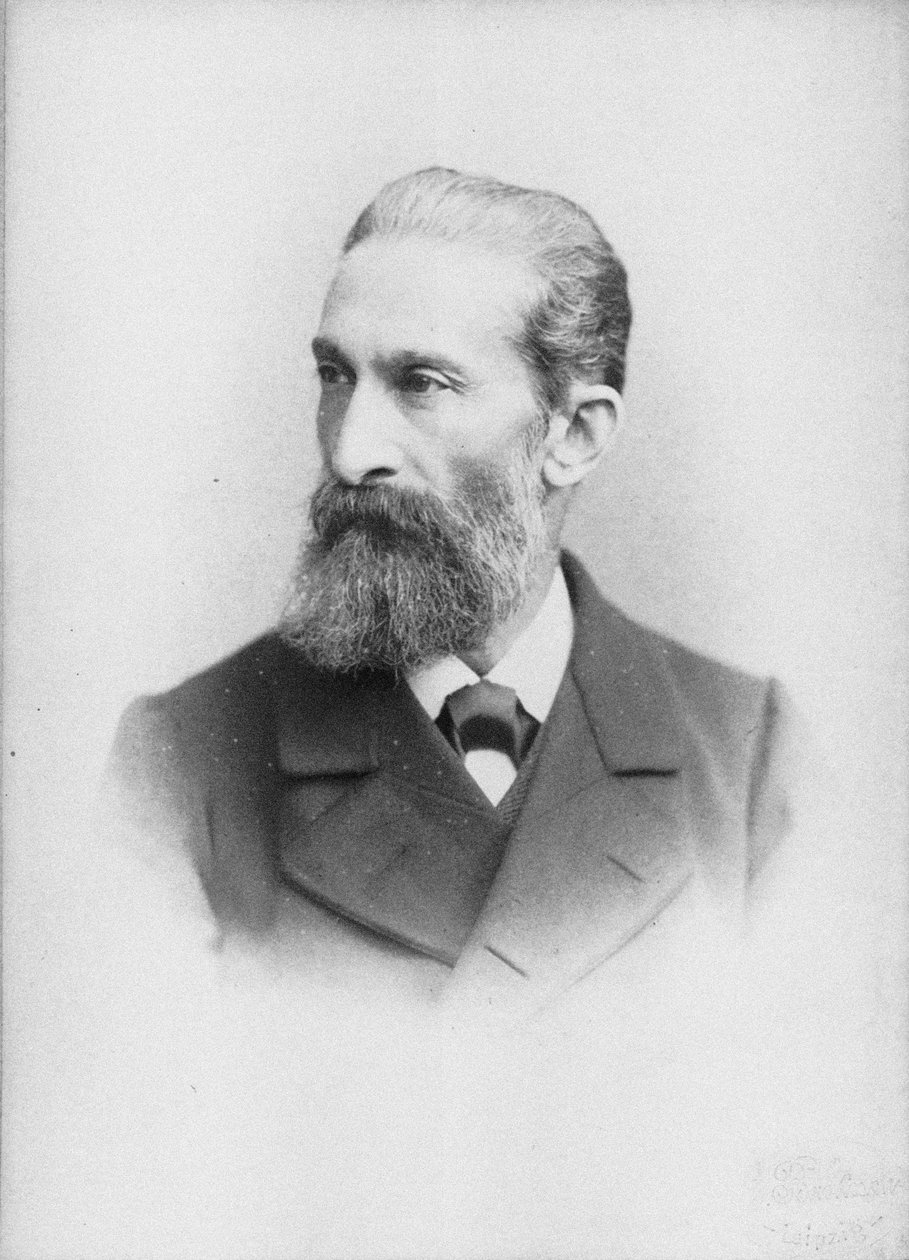 Portret pianisty i kompozytora Salomona Jadassohna 1831-1902. autorstwa Unbekannt