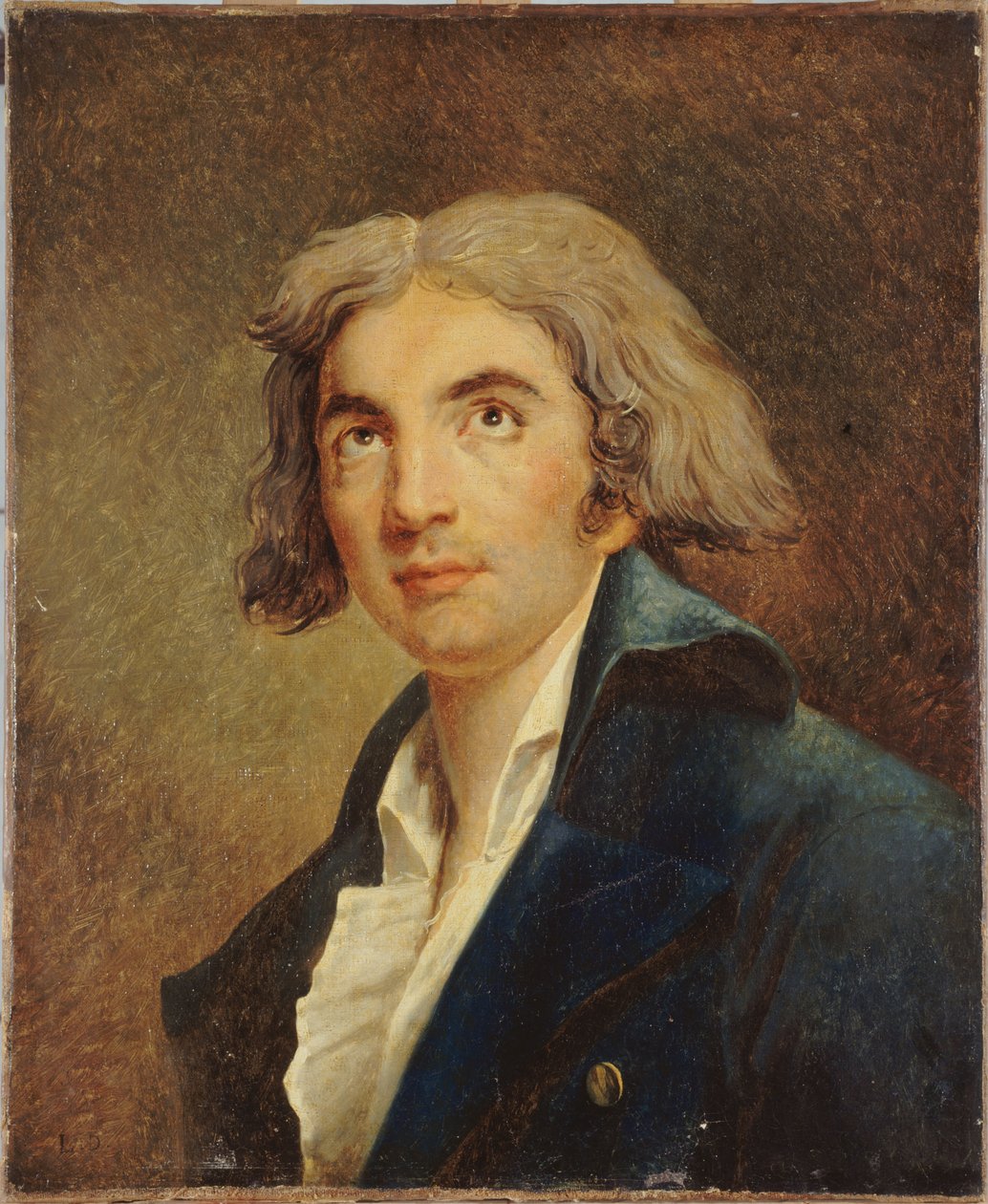 Portret poety André Chéniera 1762-1794, ok. 201 1795. autorstwa Unbekannt