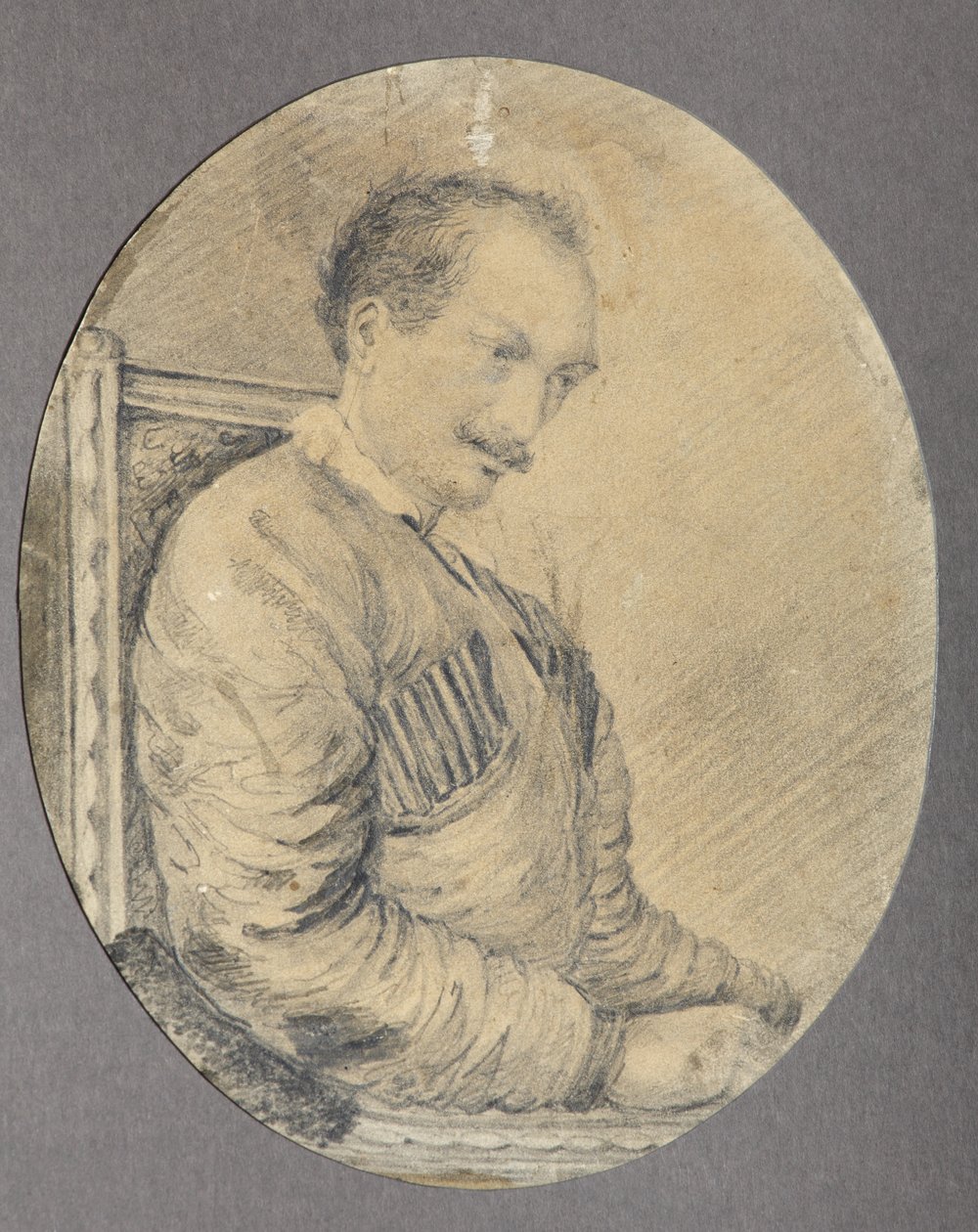 Portret poety, dekabrysta hrabiego Aleksandra I. Odoewskiego 1802-1839, 1837-1839 autorstwa Unbekannt