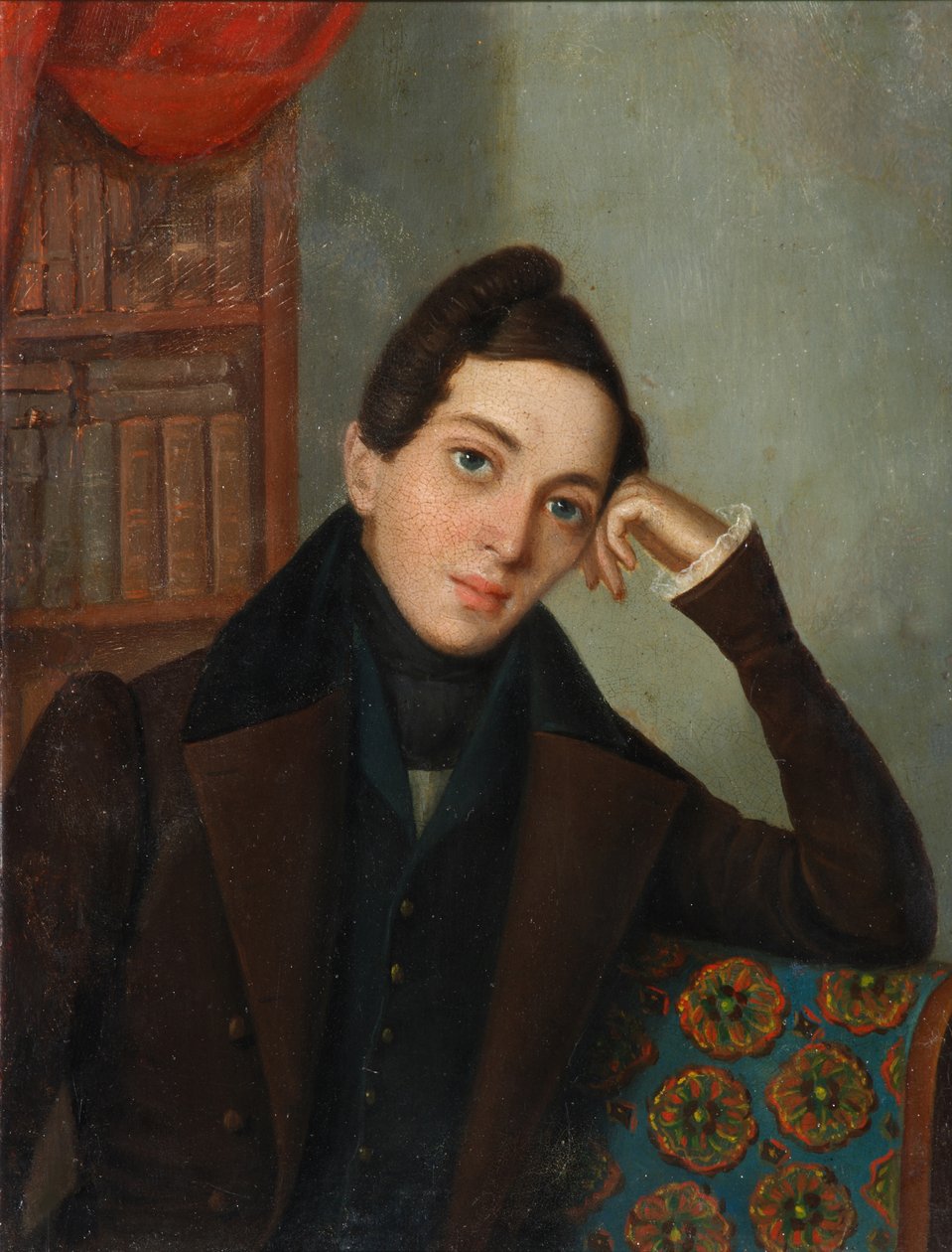 Portret poety Jewgienija Abramowicza Baratyńskiego 1800-1844, lata 20. XIX wieku autorstwa Unbekannt