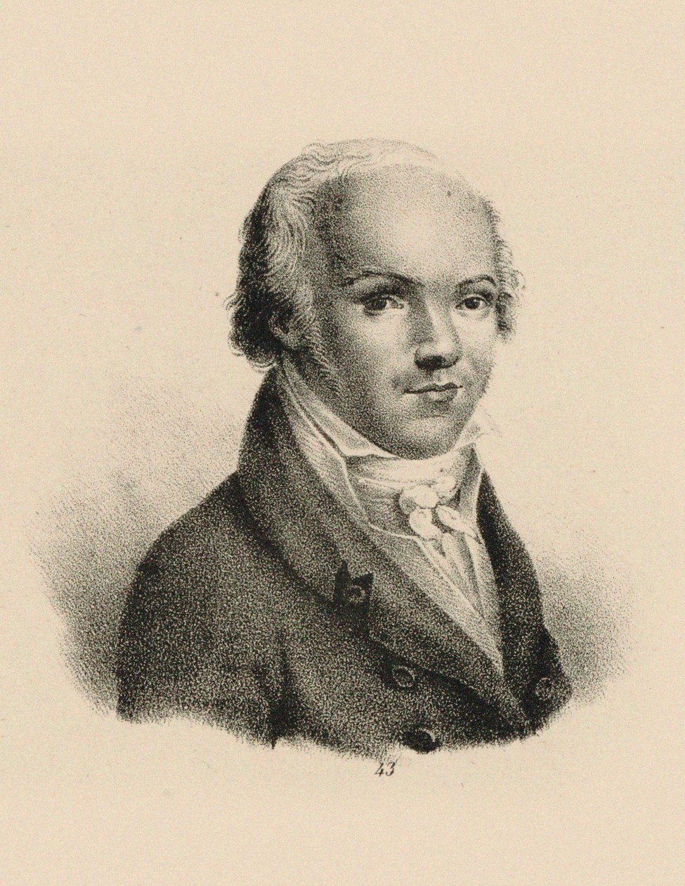 Portret skrzypka i kompozytora Andreasa Romberga 1767-1821, ok. 1930 r. 1815. autorstwa Unbekannt
