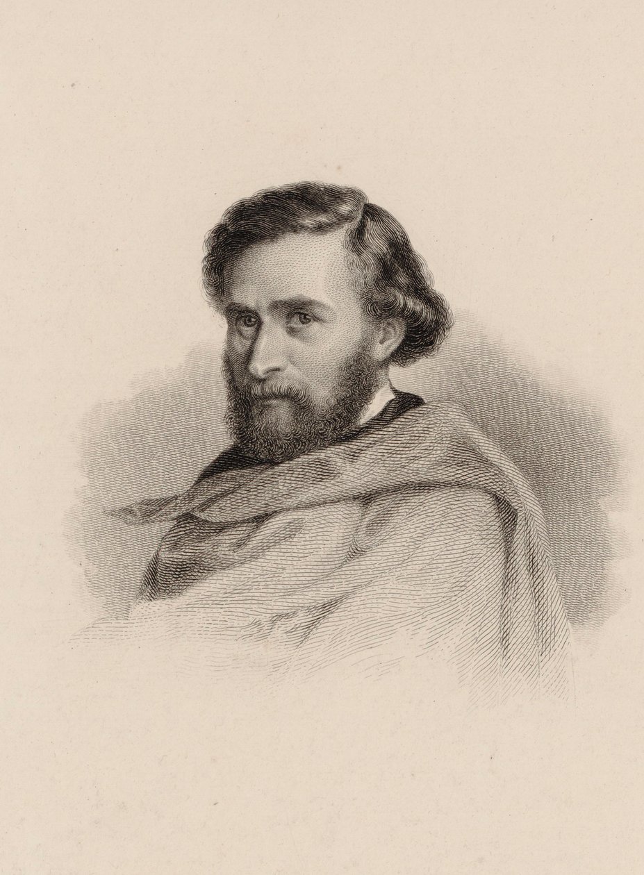 Portret skrzypka i kompozytora Antona Wallersteina 1813-1892. autorstwa Unbekannt
