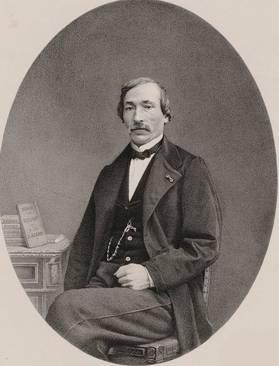 Portret skrzypka i kompozytora Delphina Alarda 1815-1888 , 1870. autorstwa Unbekannt