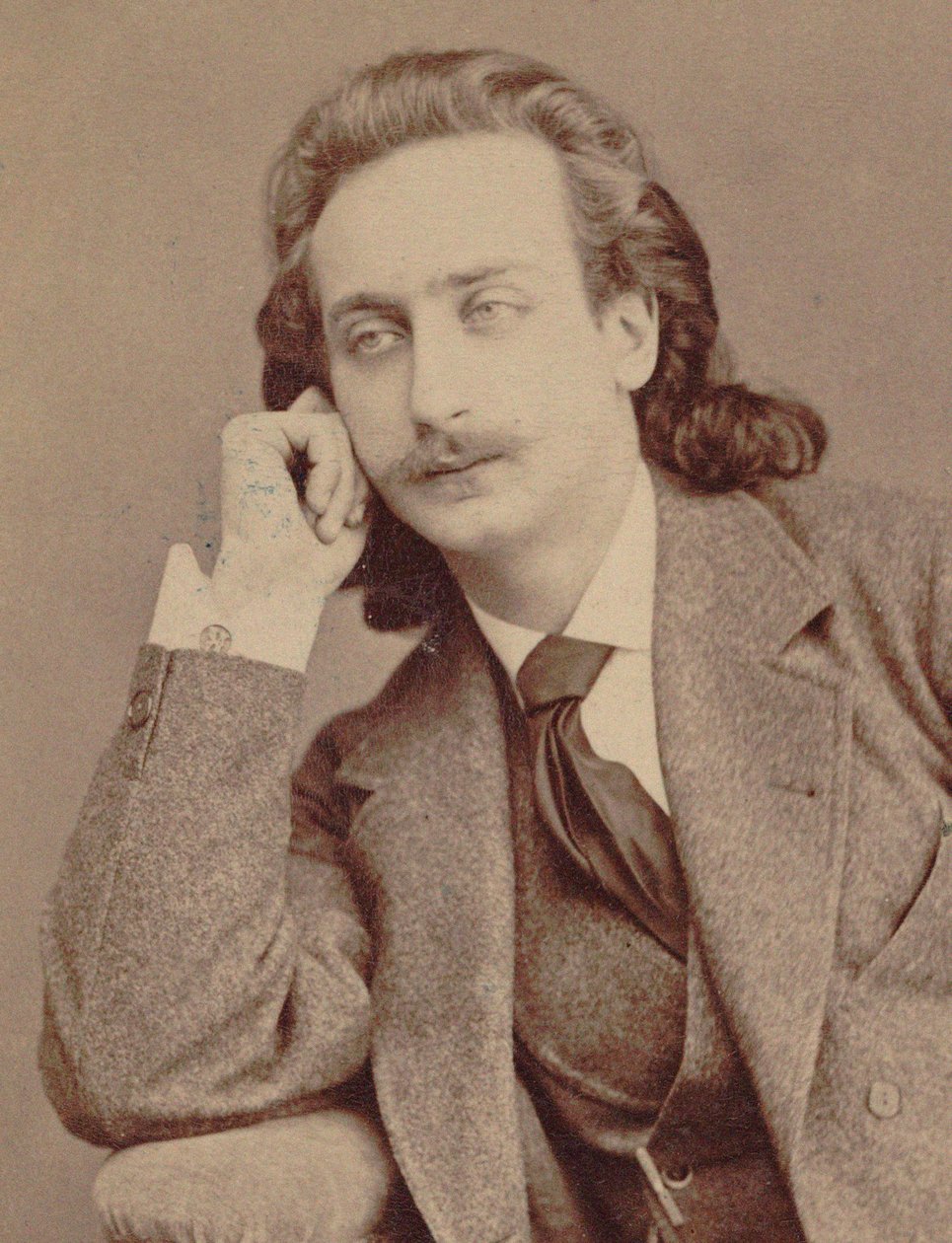 Portret skrzypka i kompozytora Henri Kettena 1848-1883. autorstwa Unbekannt