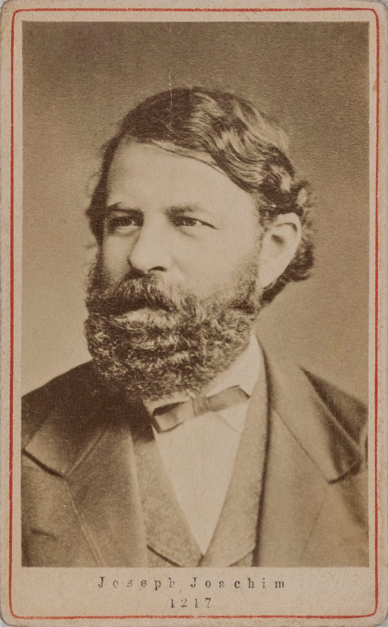 Portret skrzypka i kompozytora Josepha Joachima 1831-1907, lata 70. XIX wieku. autorstwa Unbekannt