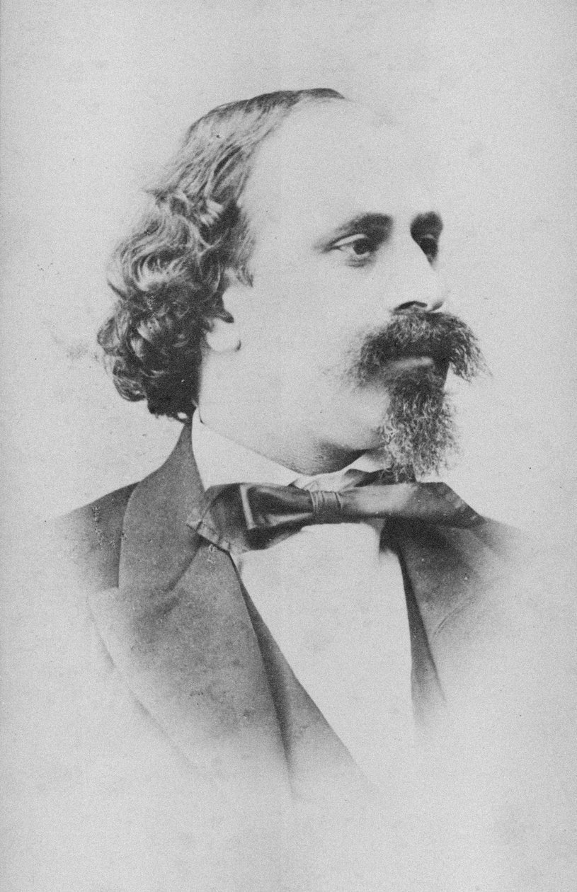 Portret skrzypka i kompozytora Moritza Kässmayera 1831-1884. autorstwa Unbekannt