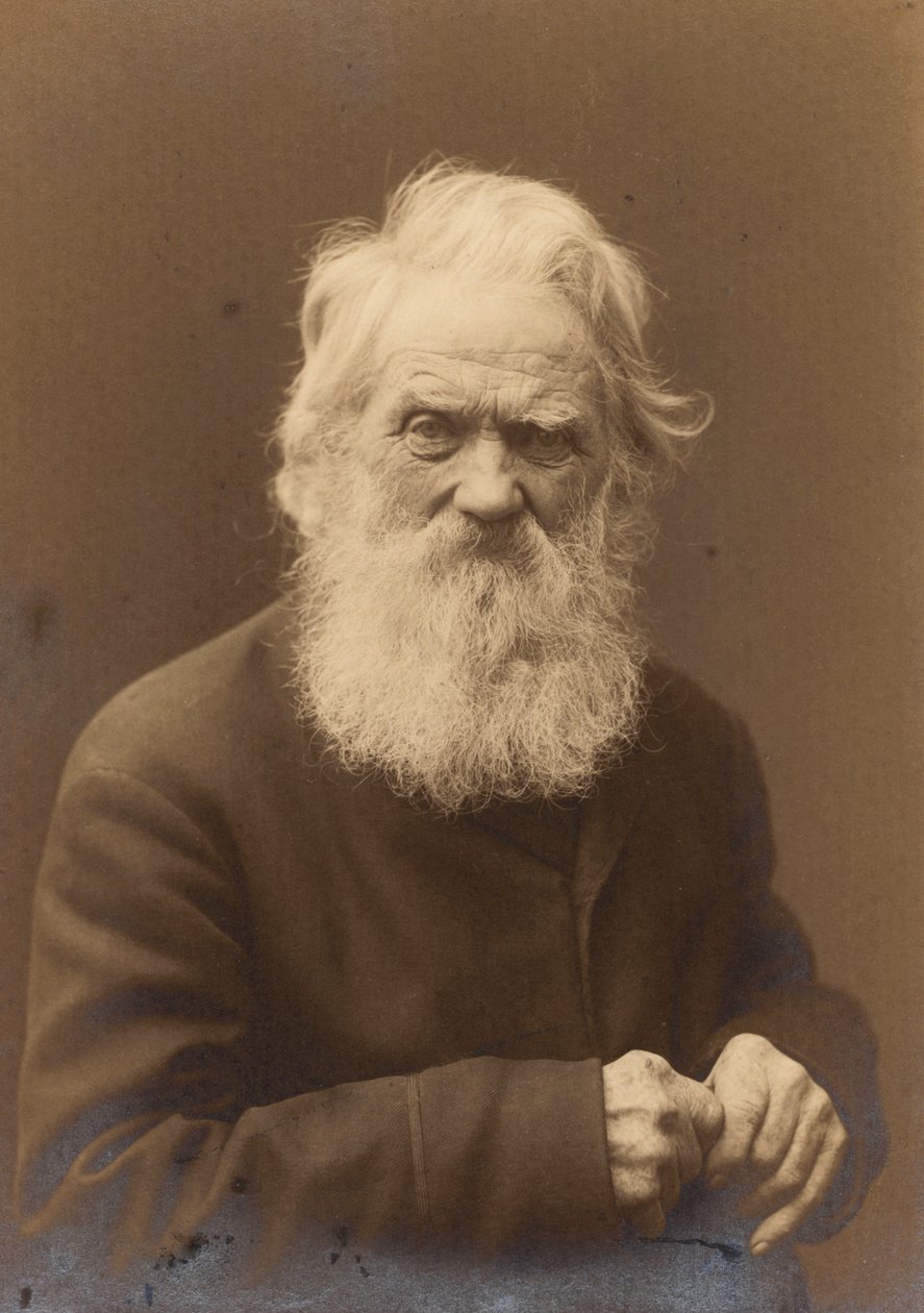 Pozowany portret starca, Landskrona, Szwecja, 1910 autorstwa Unbekannt