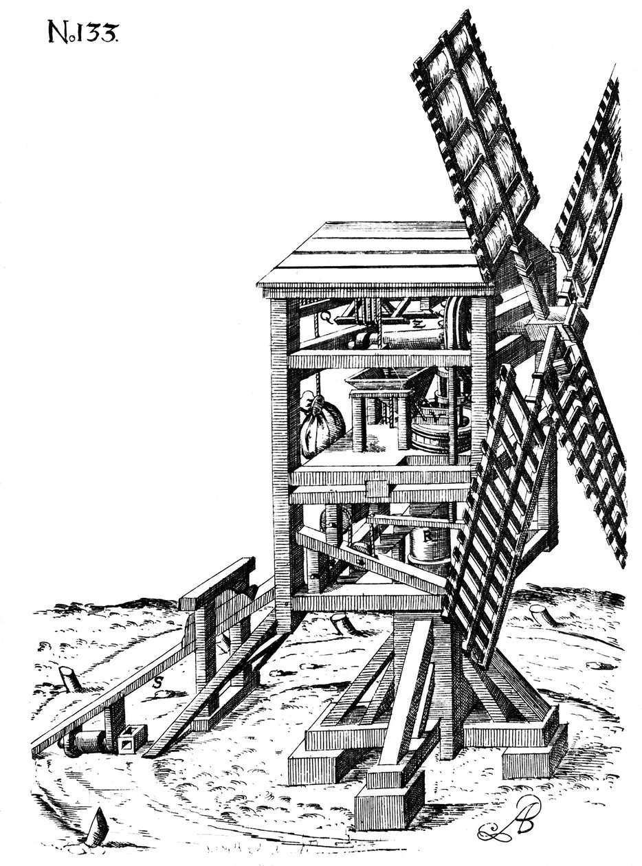 Młyn pocztowy, 1620 autorstwa Unbekannt