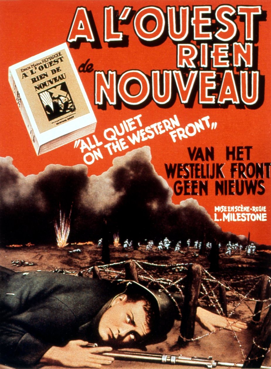 Plakat do filmu „Cała cisza na froncie zachodnim” autorstwa Unbekannt