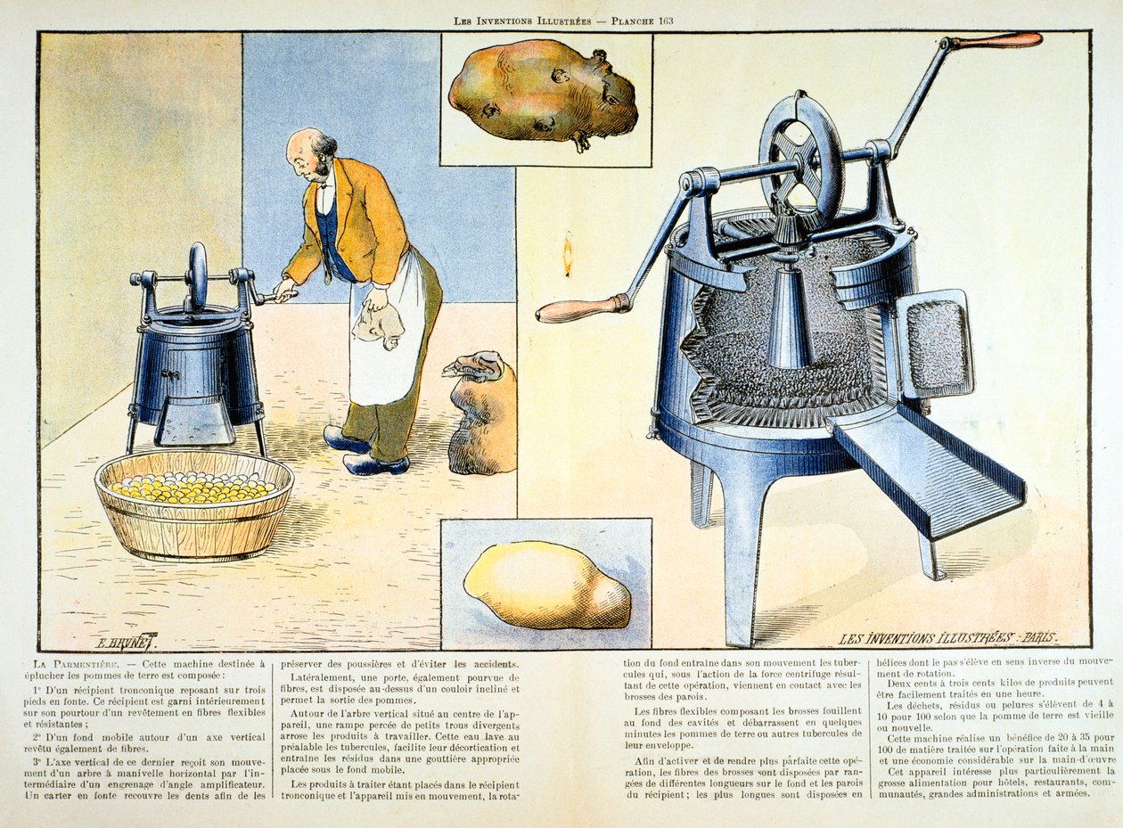 Obieraczka do ziemniaków, 1899 autorstwa Unbekannt