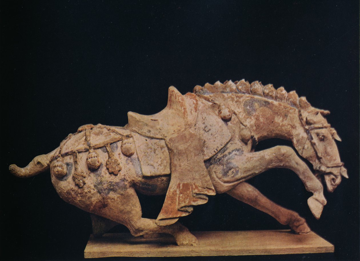Figurka konia z ceramiki - dynastia Tang, od VII do X wne, 1936 autorstwa Unbekannt