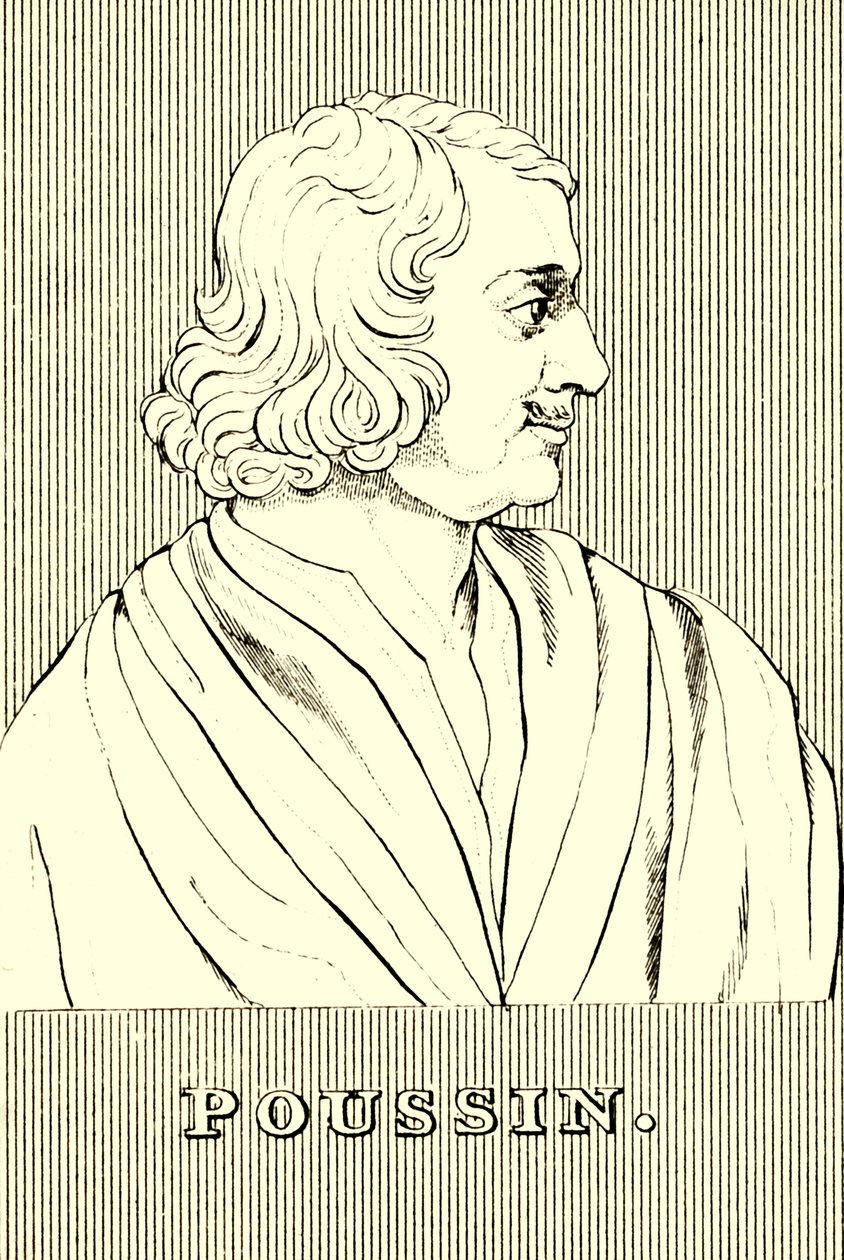 Poussina, 1594-1665, 1830. autorstwa Unbekannt
