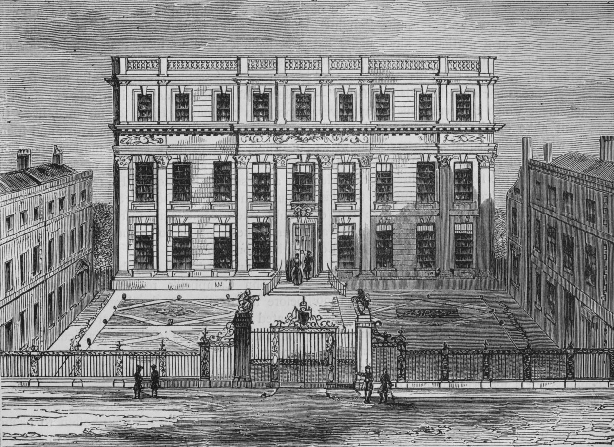 Powis House, Great Ormond Street, Bloomsbury, Londyn, c1714 1878 autorstwa Unbekannt