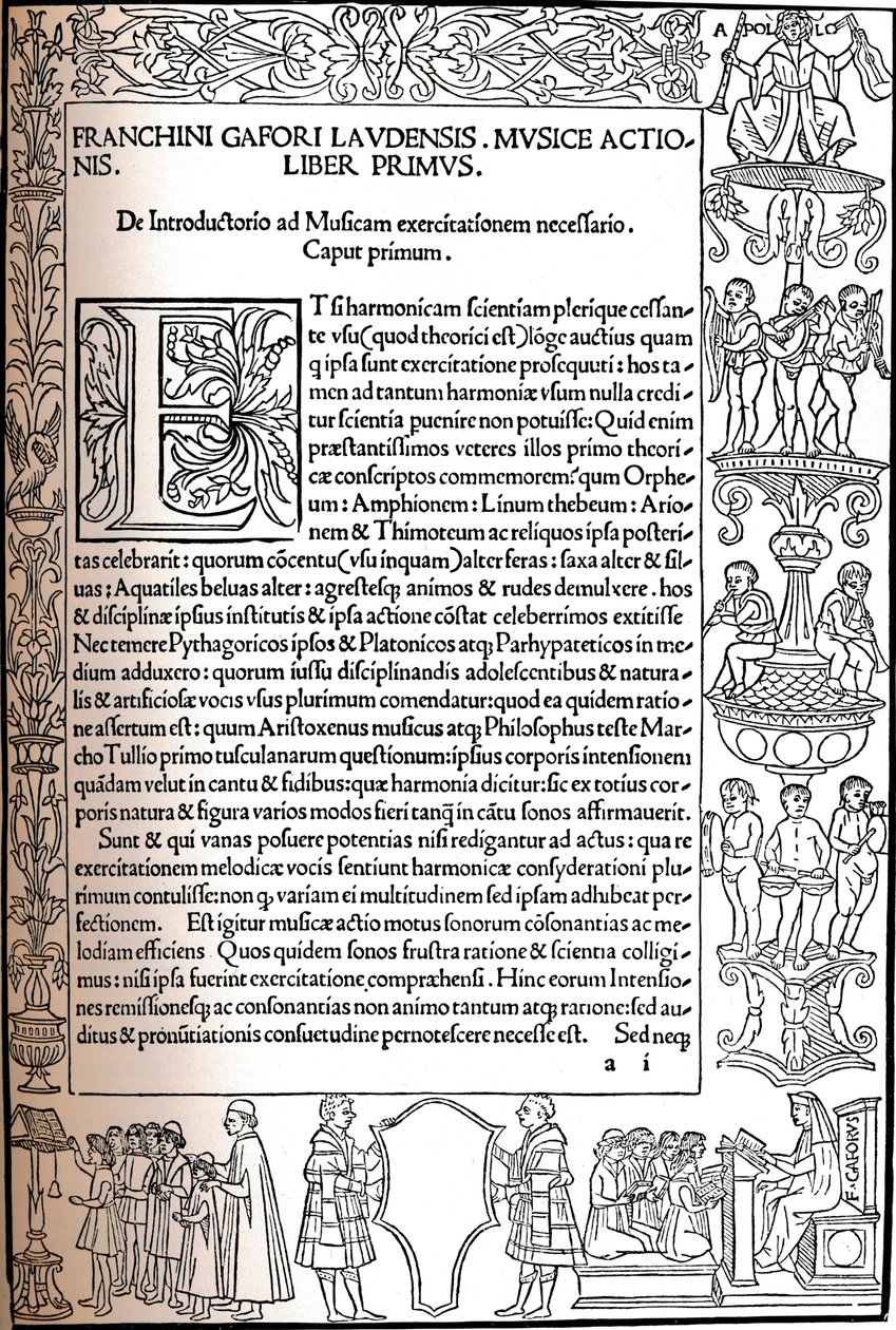 Practica Musicae, 1496, 1917 autorstwa Unbekannt