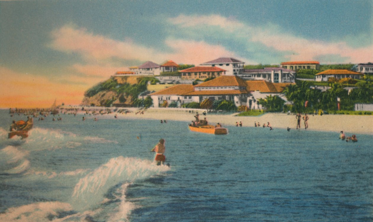 Hotel Pradomar. Klub plażowy i zagospodarowanie terenu, ok. 1940 r. autorstwa Unbekannt