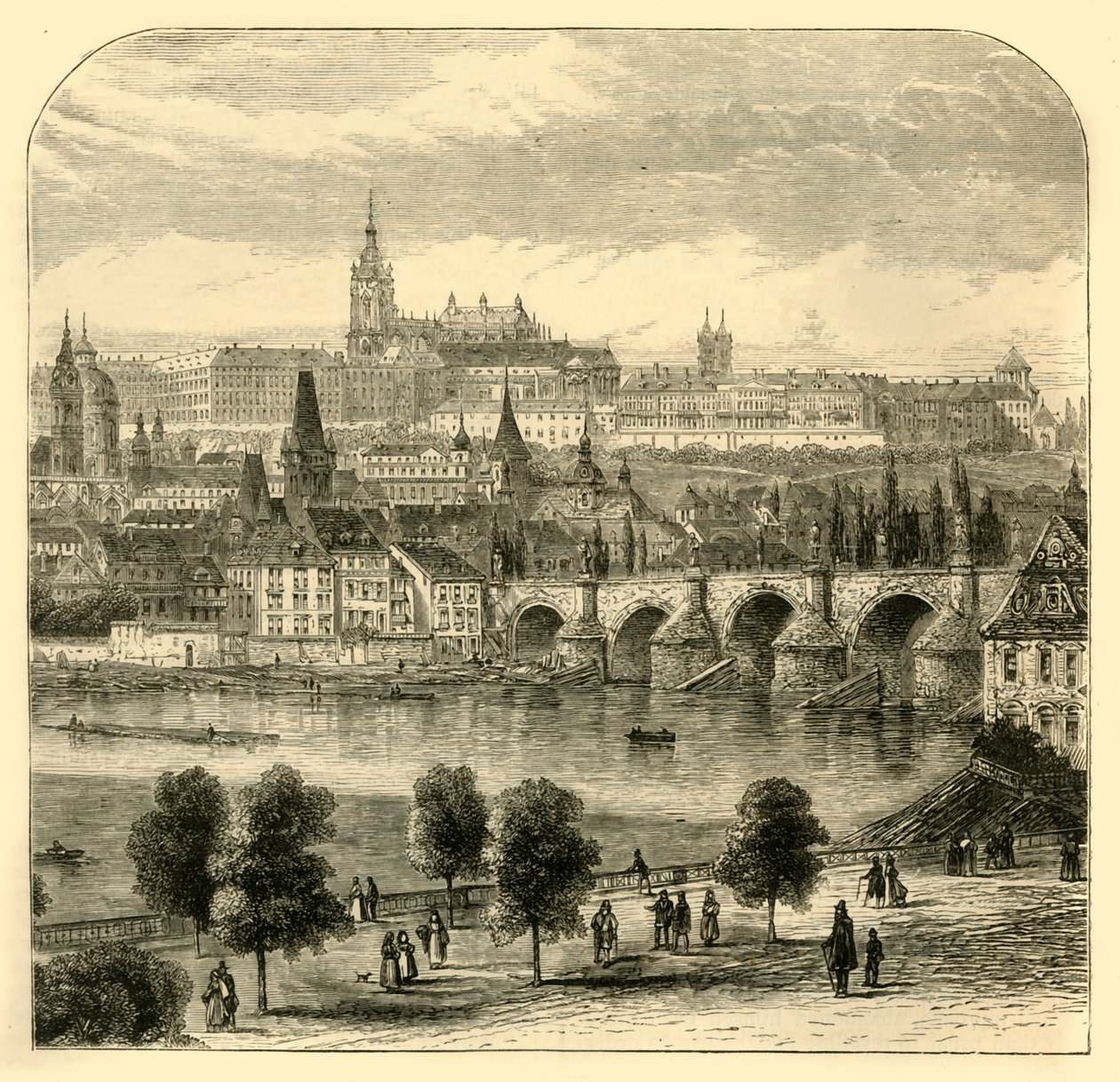 Praga, 1881. autorstwa Unbekannt