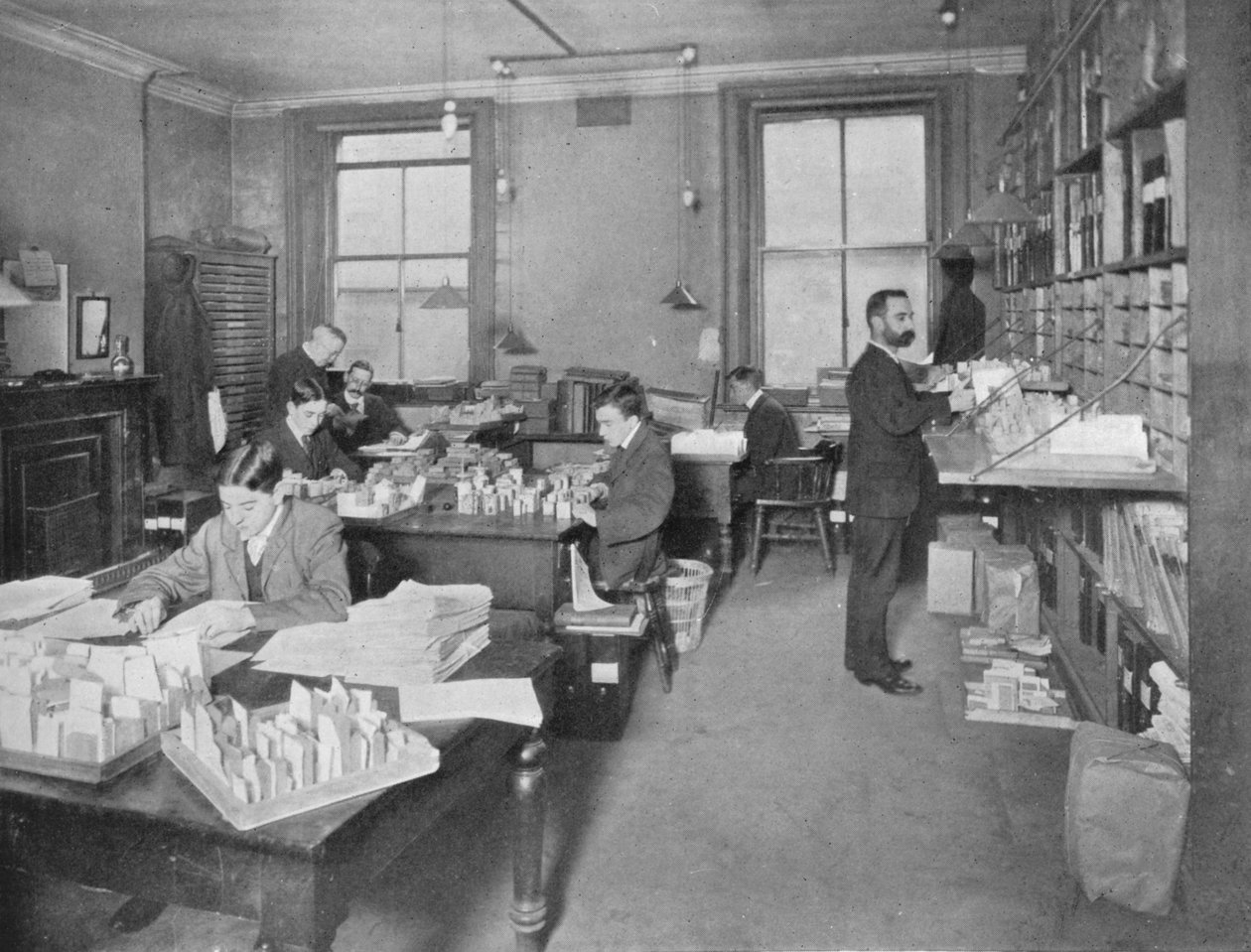 Przygotowywanie publikacji dla prasy, Urząd Patentowy, Londyn, c1903 1903 autorstwa Unbekannt