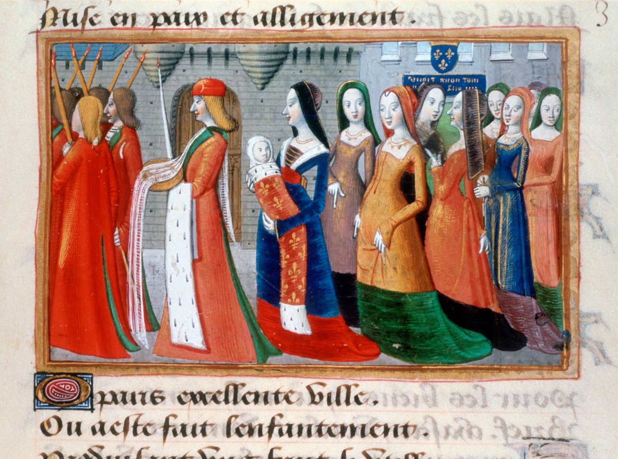 Prezentacja delfina Karola, 1403, 1484 autorstwa Unbekannt