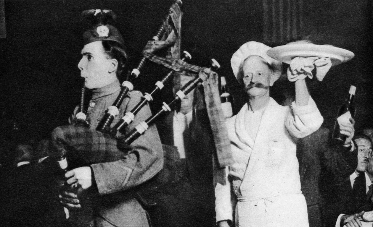 Prezentacja haggis na bankiecie kaledońskim, Londyn, 1926-1927 autorstwa Unbekannt