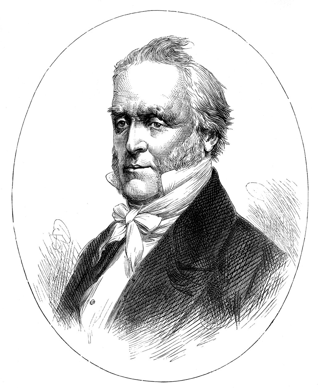 Prezydent James Buchanan 1791-1868, 15. prezydent Stanów Zjednoczonych autorstwa Unbekannt