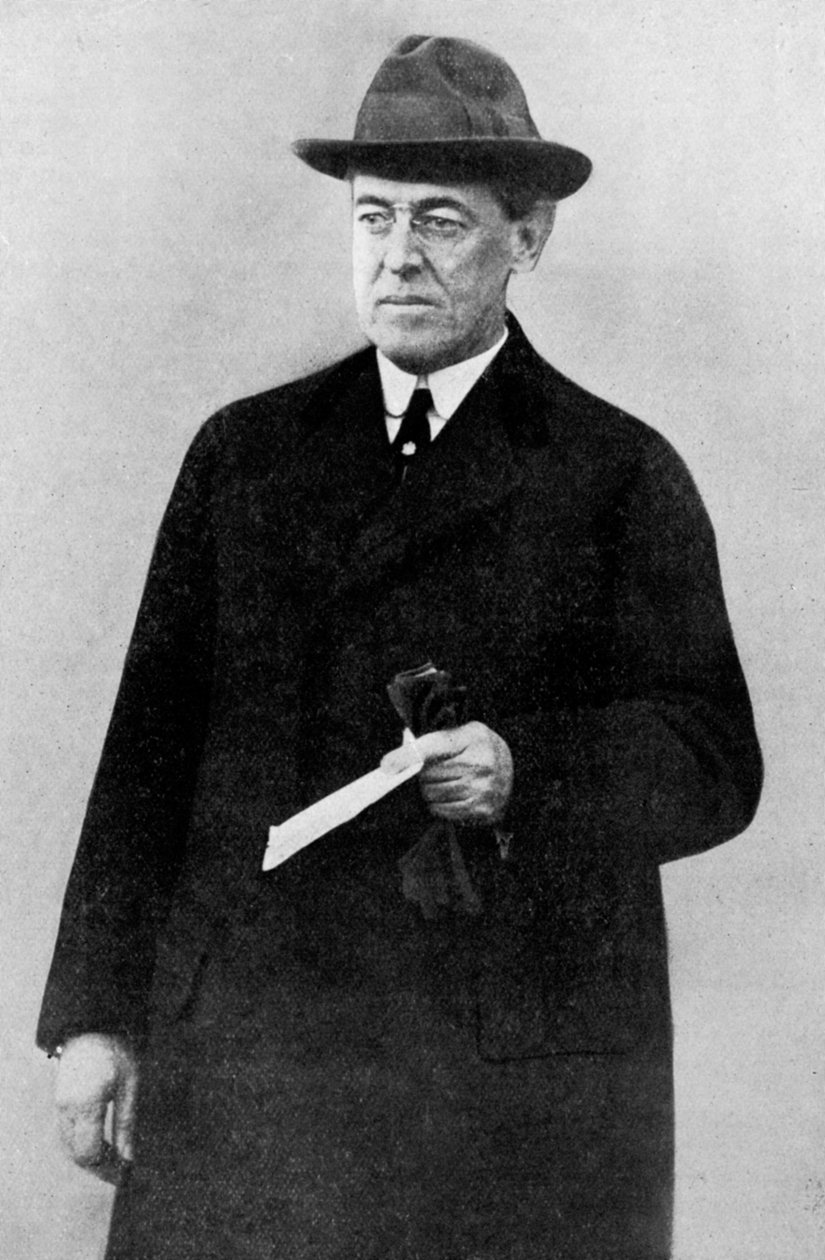 Prezydent Woodrow Wilson, I wojna światowa, 1916, c1920 autorstwa Unbekannt