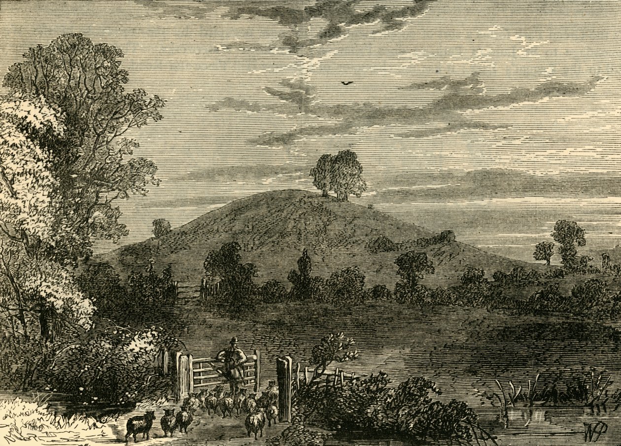 Primrose Hill w 1780 r., c1876 r. autorstwa Unbekannt
