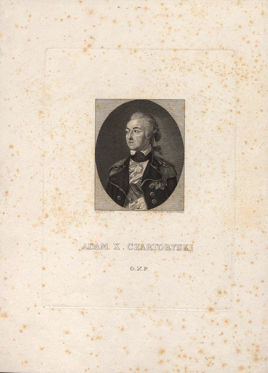 Książę Adam Kazimierz Czartoryski 1734-1823 autorstwa Unbekannt