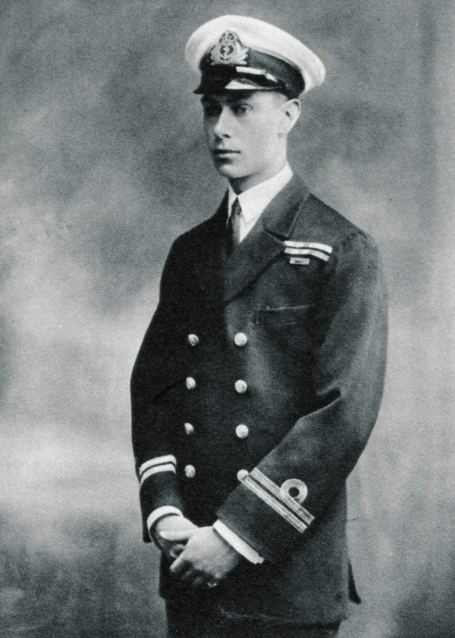 Książę Albert w mundurze porucznika w Royal Navy, 1918 autorstwa Unbekannt