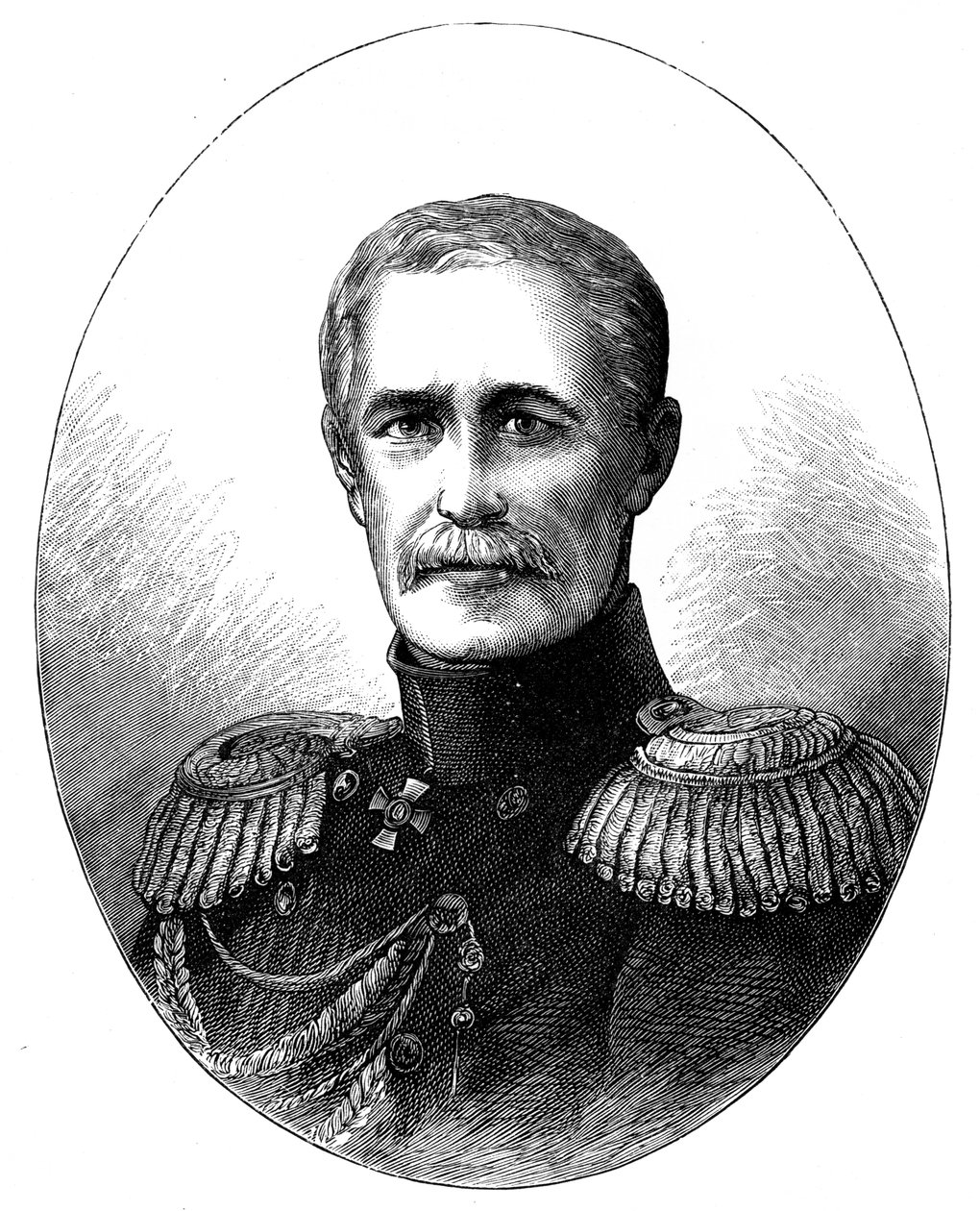 Książę Aleksander Siergiejewicz Mieńszikow 1787-1867, rosyjski dowódca wojskowy autorstwa Unbekannt