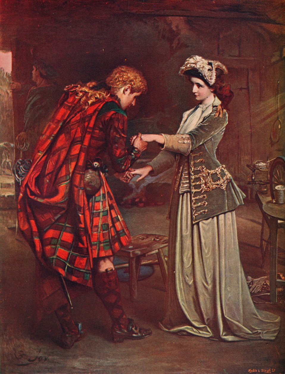 Książę Karol Pożegnanie Flory MacDonald, 1746 1905 autorstwa Unbekannt