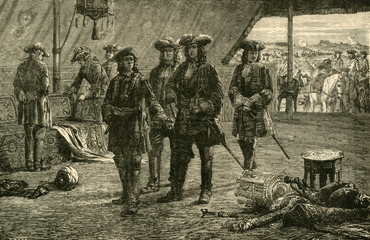 Książę Eugeniusz po zwycięstwie nad Turkami w Belgradzie, 1717, 1890. autorstwa Unbekannt