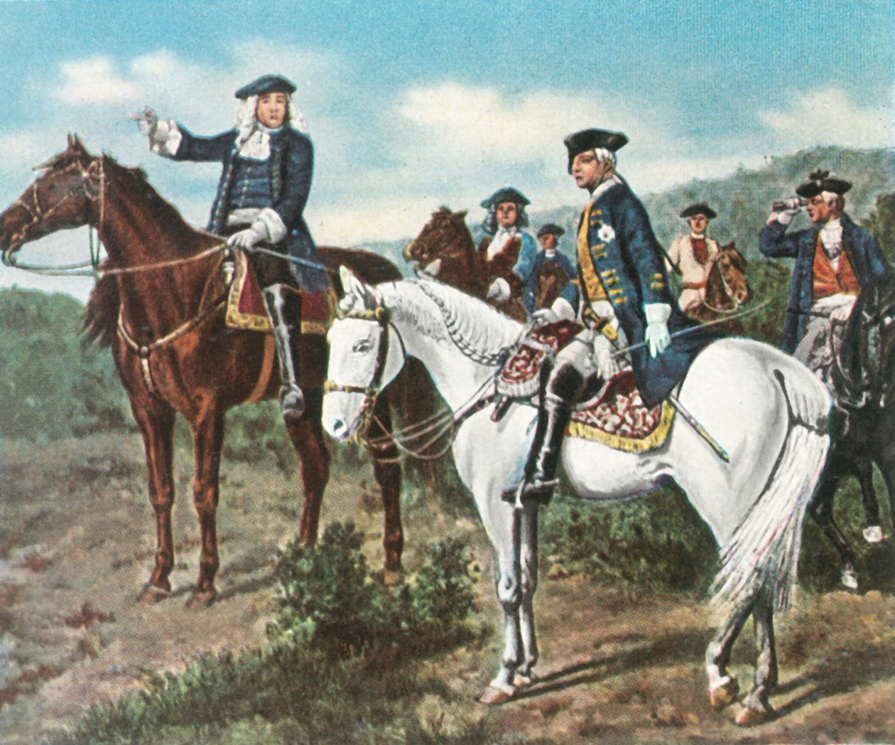 Książę Eugeniusz i książę Fryderyk, 1734, 1936. autorstwa Unbekannt