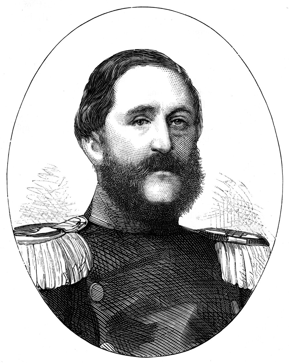 Książę Fryderyk Karol 1828-1885, książę Augustenborg, XIX w. autorstwa Unbekannt
