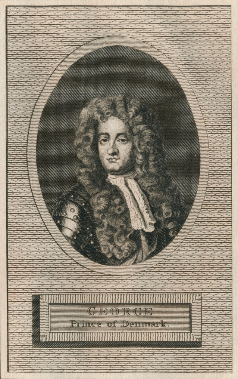 Książę Jerzy Danii, mąż królowej Anny, 1793 autorstwa Unbekannt
