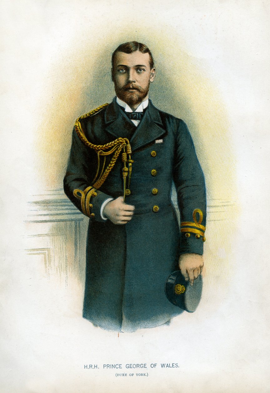Książę Jerzy Walii, książę Yorku, 1890-1893 autorstwa Unbekannt
