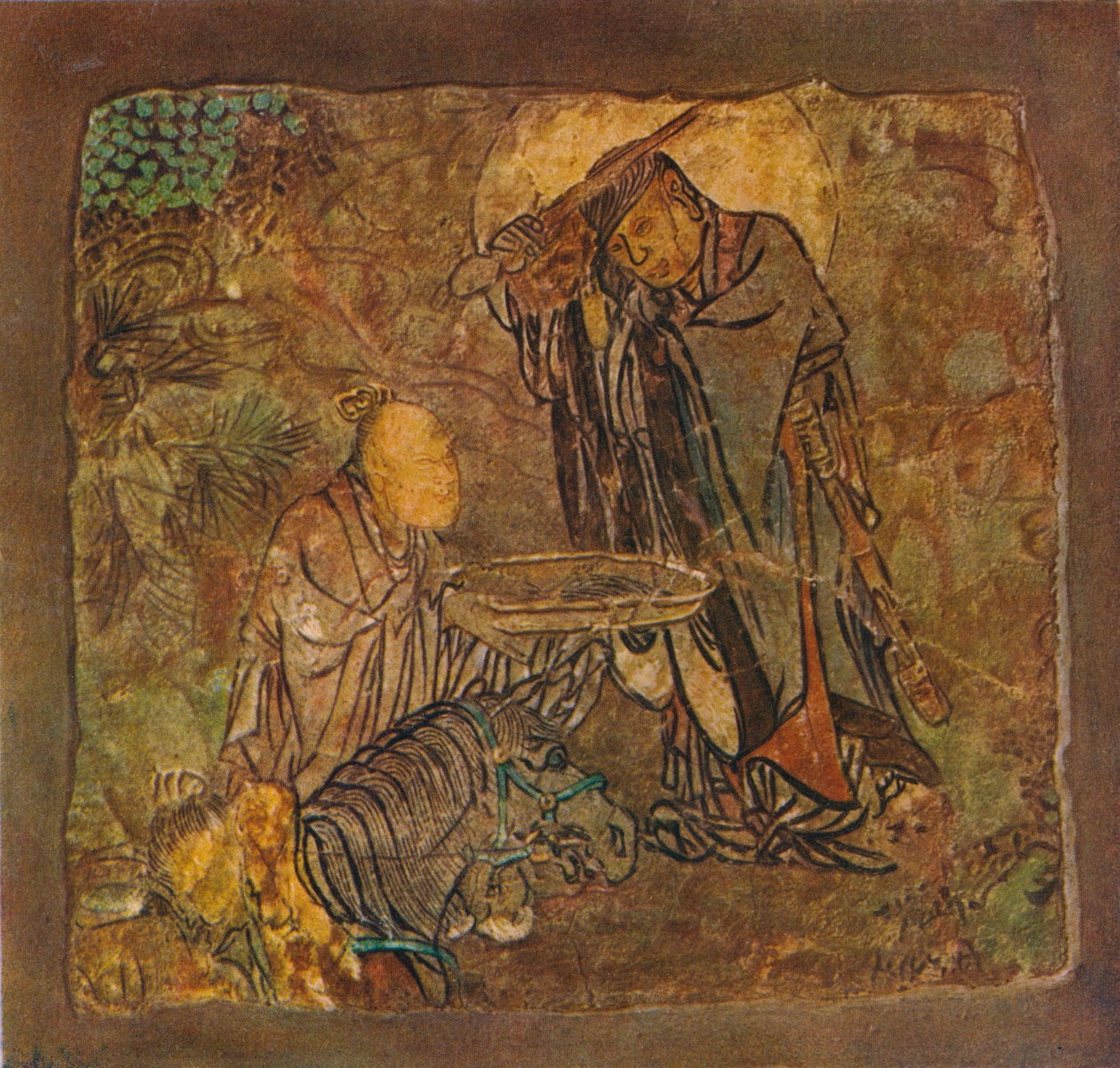 Książę Gotama Gautama obcina włosy, 1934-35 autorstwa Unbekannt