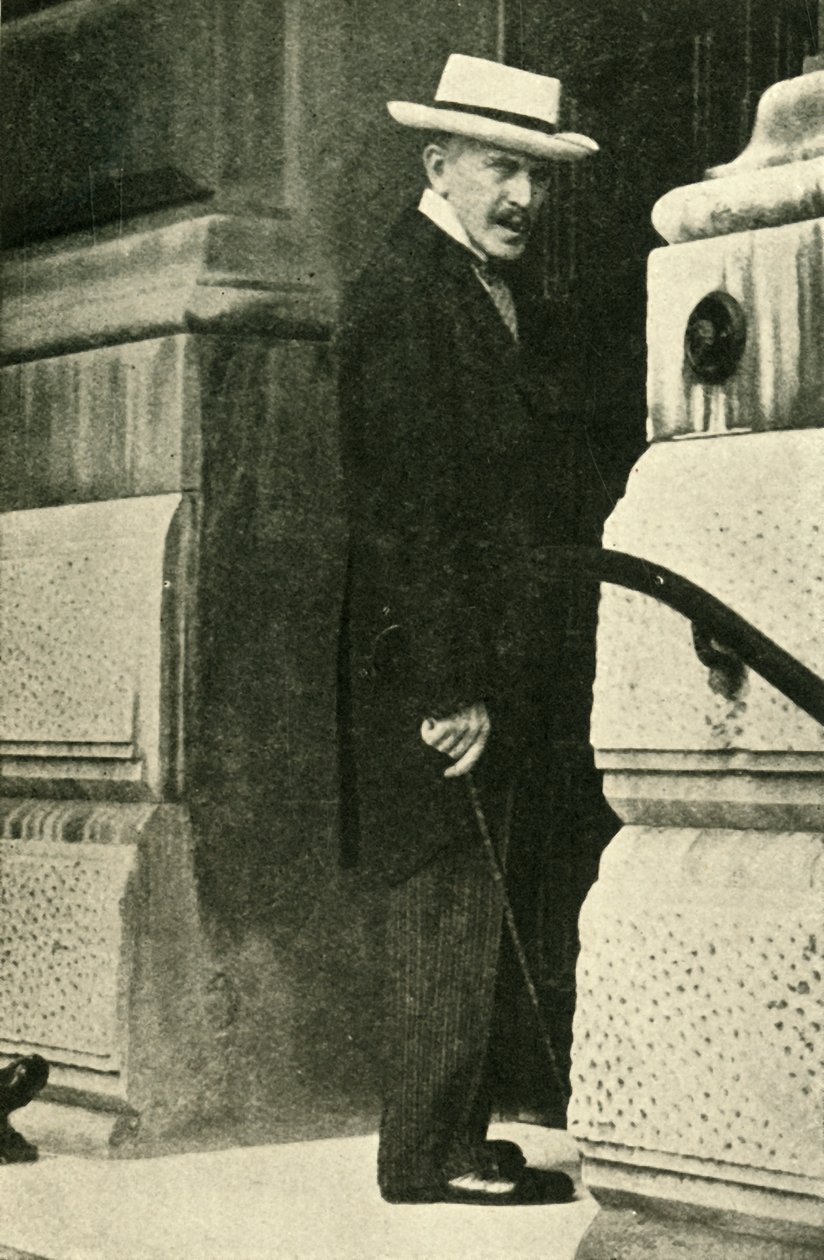 Książę Lichnowsky w Ministerstwie Spraw Zagranicznych, Londyn, 1914, c1920. autorstwa Unbekannt