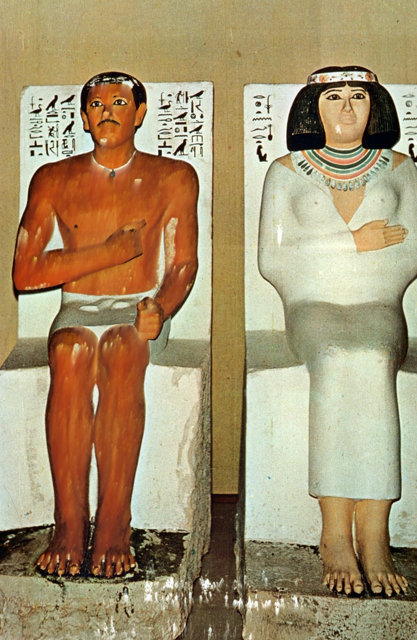 Książę Rahotep i jego żona Nofret, Egipt, IV dynastia autorstwa Unbekannt