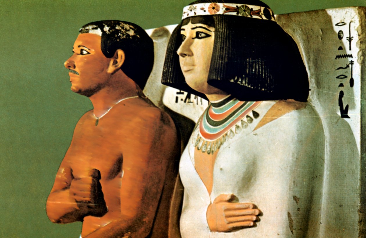 Książę Rahotep i jego żona Nofret, Egipt, IV dynastia autorstwa Unbekannt